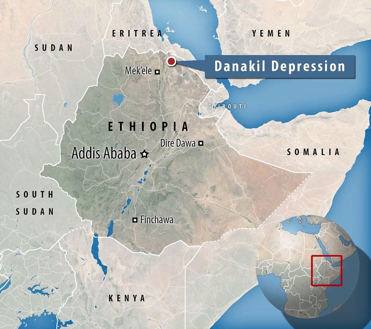 die danakil depression Ethiopia anzeigen