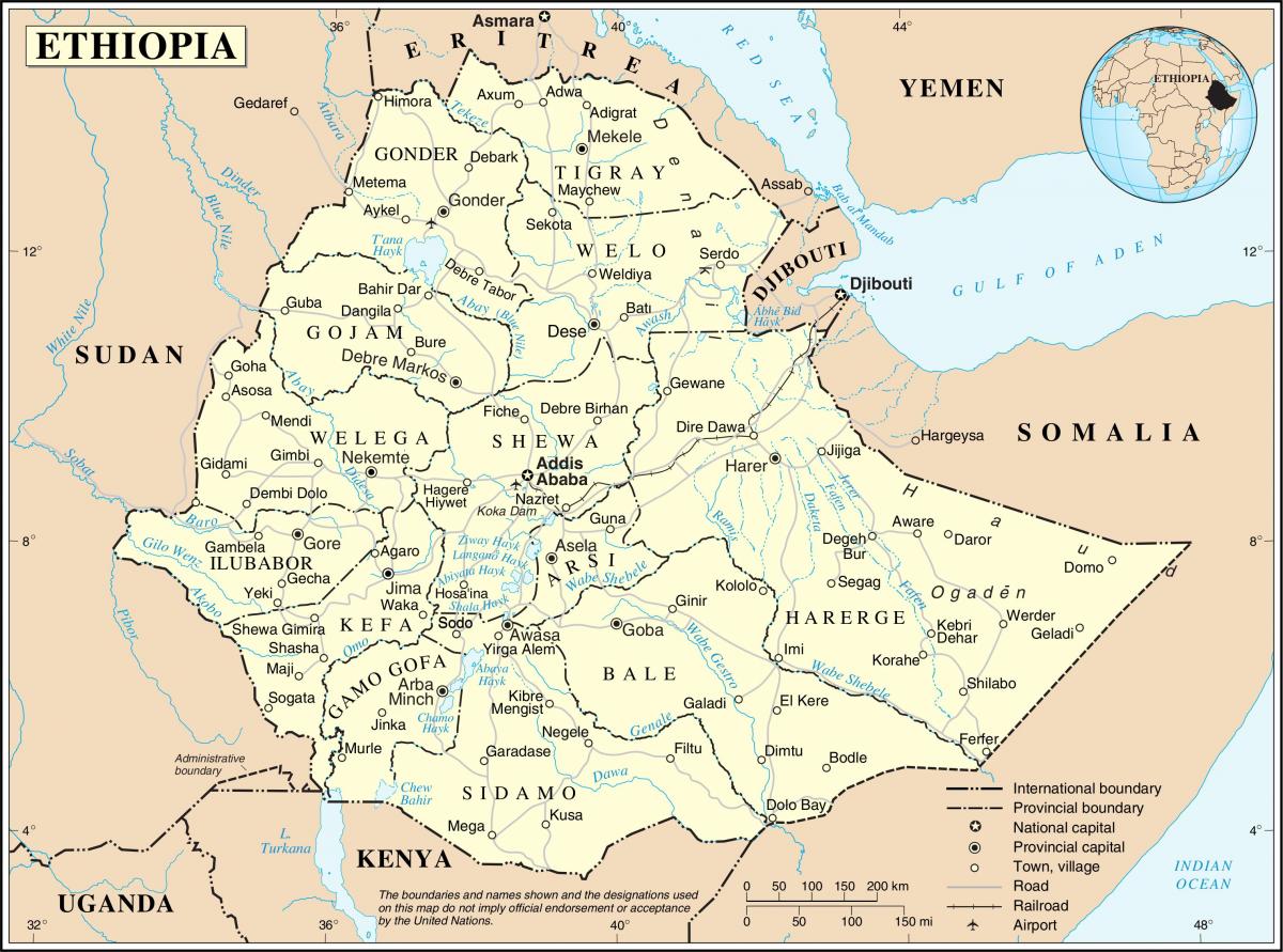 Äthiopien mapping agency