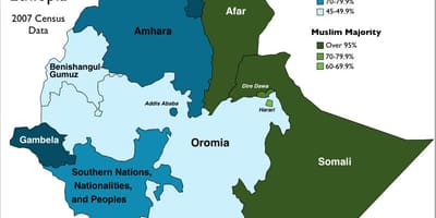 Äthiopische ethnische Gruppen anzeigen