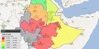 Äthiopien Provinzen anzeigen