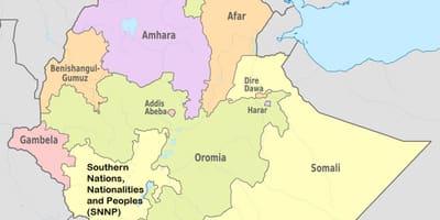 Äthiopische Staaten-map
