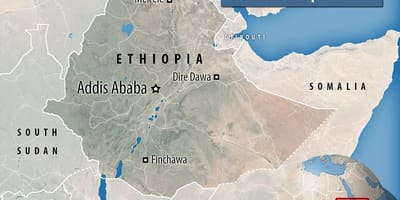 Die Danakil depression Ethiopia anzeigen